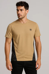Beige Men's Dri-FIT T-Shirt